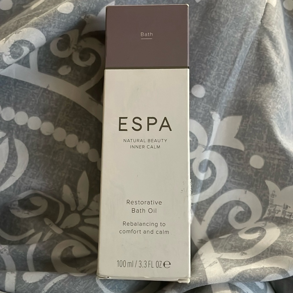 ESPA restorative bath oil 3.3 fl oz